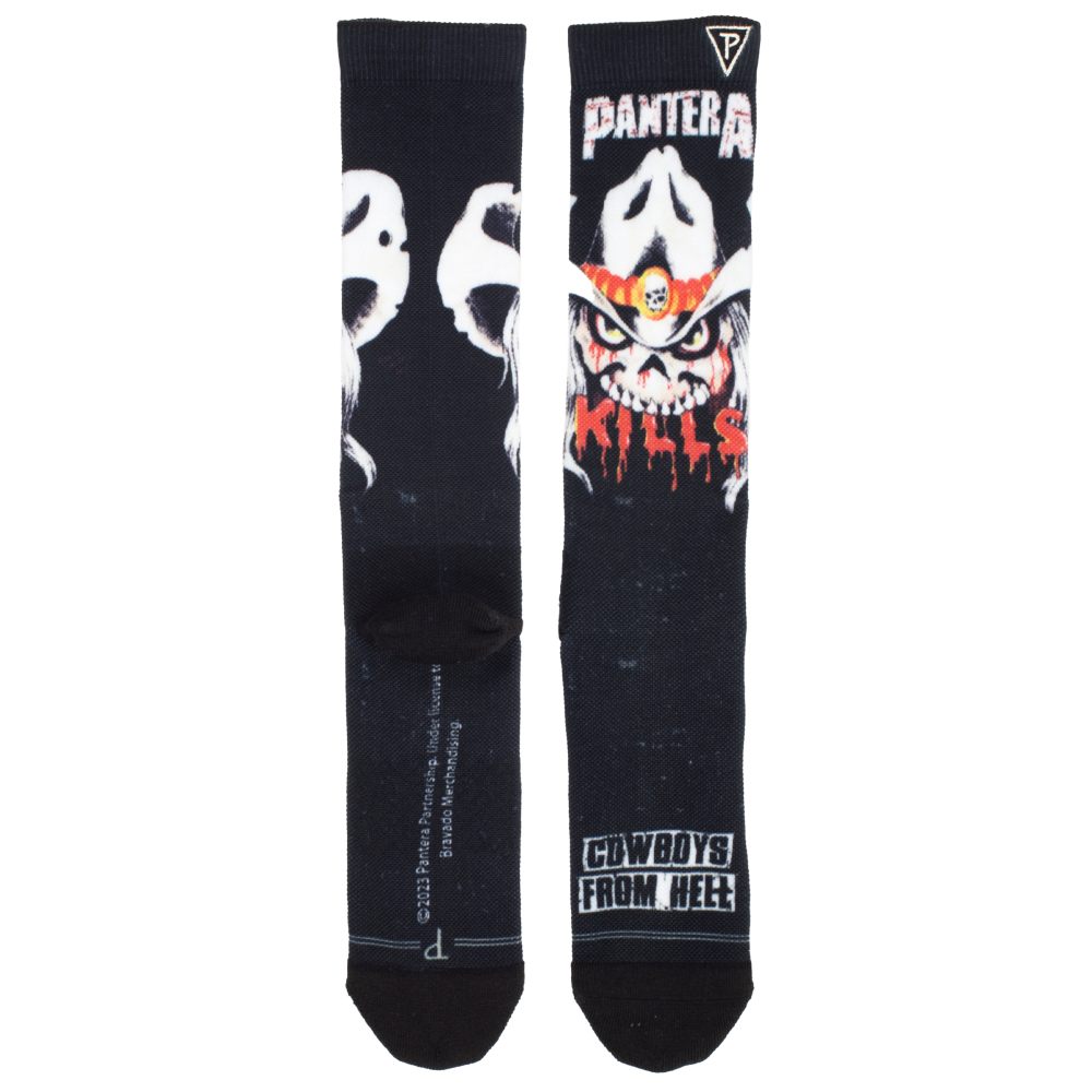 Pantera - Cowboys From Hell Dye Sub Sokken - Zwart